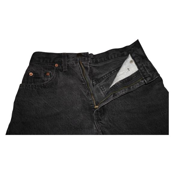 Vintage Levi’s 851 Black Cutoff Shorts — Made in USA (W28 L30) - Picture 7 of 13